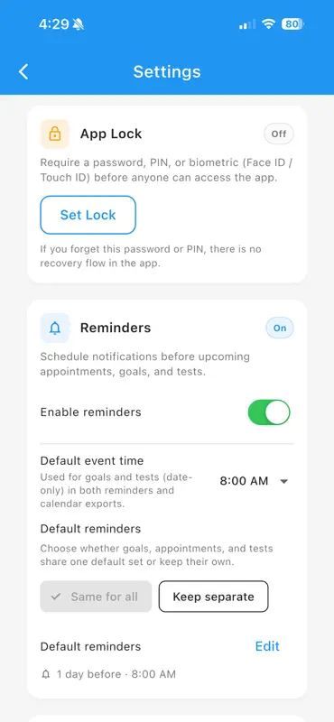 DocList - Care Tracker screenshot 6 of 6