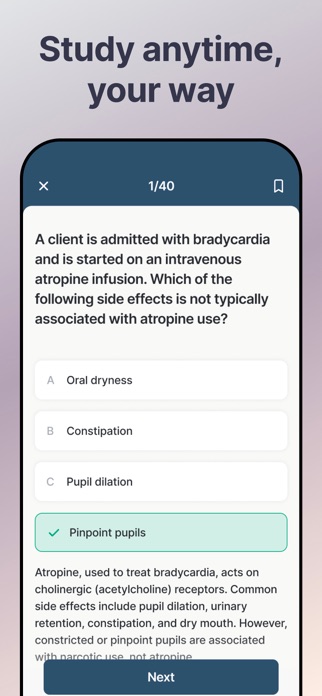 NCLEX RN/PN + USMLE Test Prep Screenshot 2 of 5