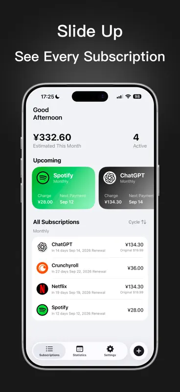 Subdeck: Subscription Manager screenshot 2 of 6