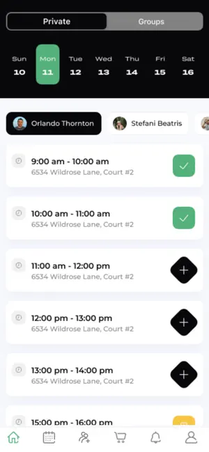 The Tennis Plan App screenshot 2