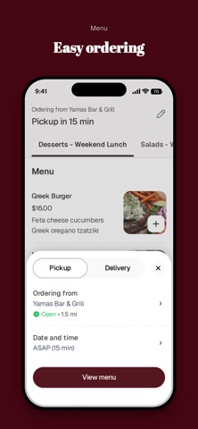 Yamas Bar & Grill iPhone screenshot