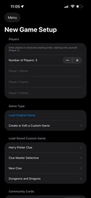 Clue Detective Notepad screenshot