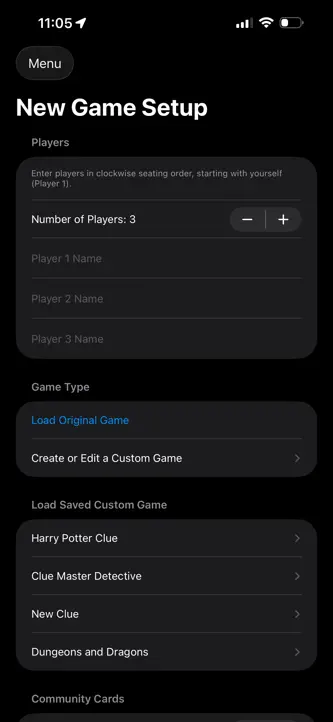 Clue Detective Notepad screenshot 2