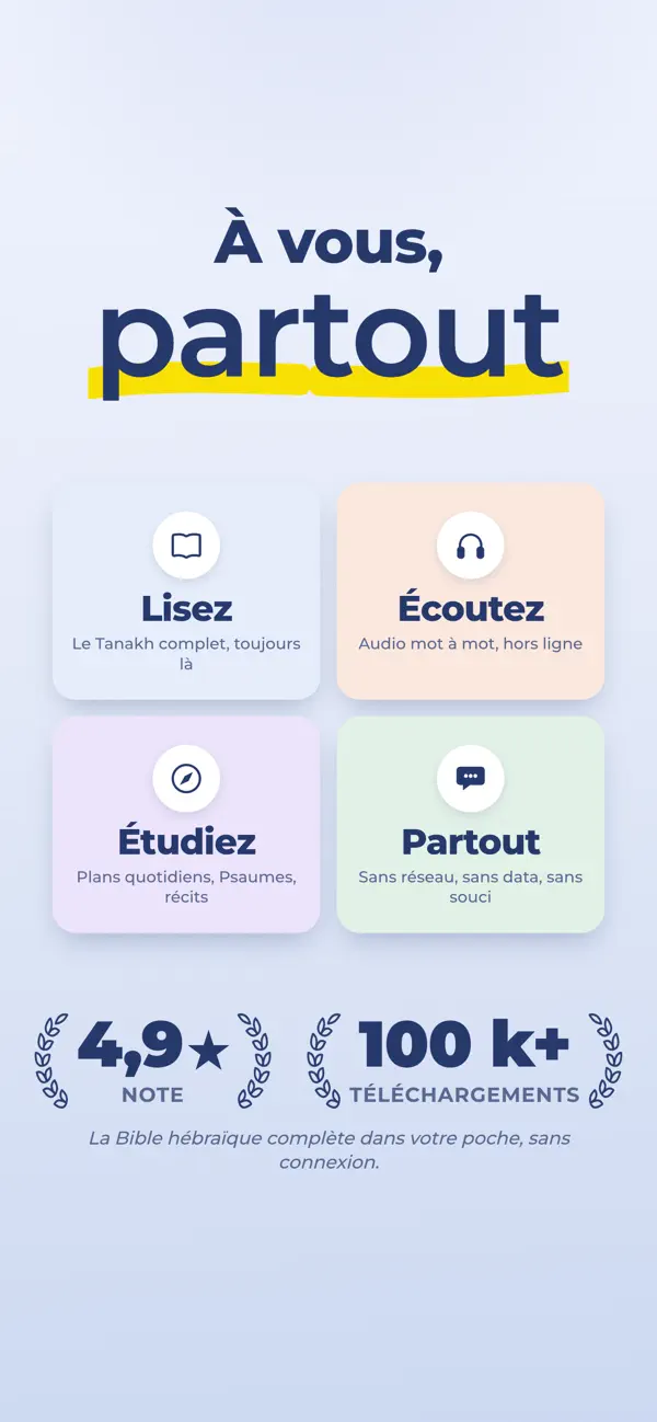 Screenshot #2 pour Bible hébraïque hors ligne