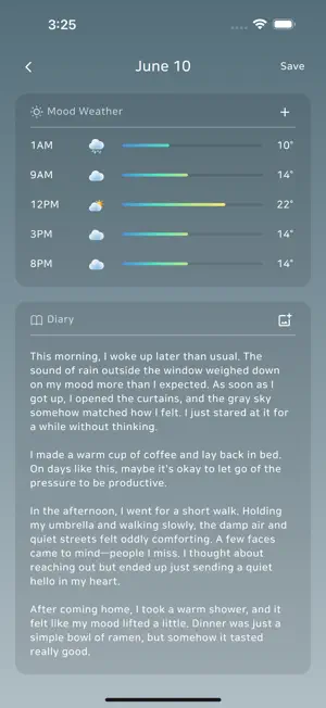 Meather – Mood, Diary, Journal screenshot 3