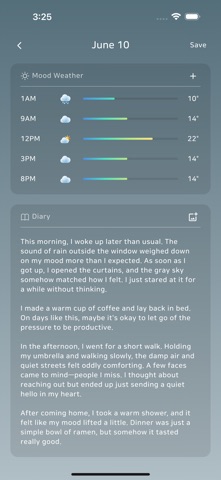 Meather – Mood, Diary, Journal Screenshot 3 of 4