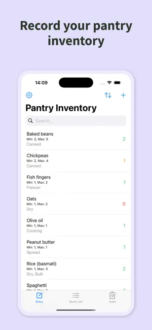 Pantry Inventory - Food Stock screenshot 2