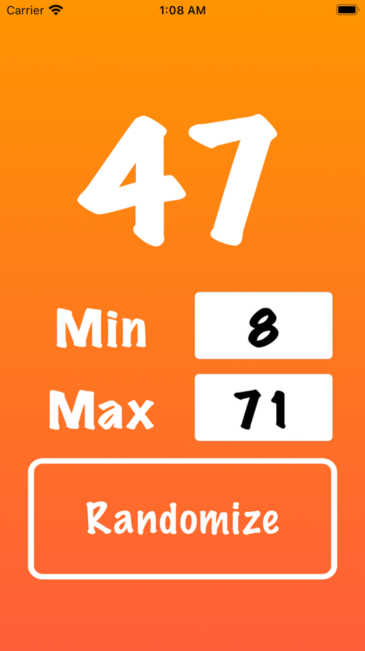 #3. Random Number Generator – RNG (iOS) 作者: Vicki Partridge