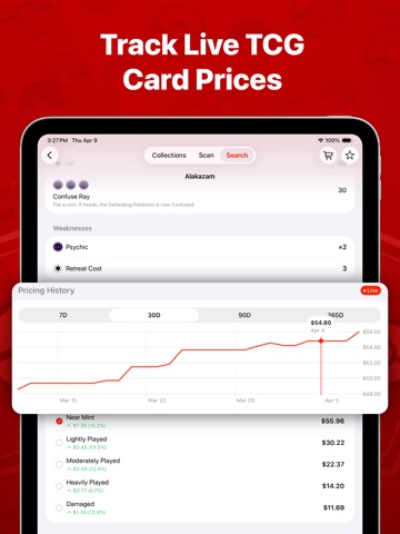 TCG Card Scanner - CardNest iPad screenshot
