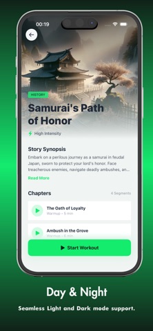 Narrafit: Audio Story Workouts screenshot