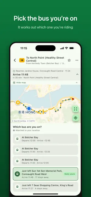 巴士 Buddy - HK Bus & MTR ETA screenshot 2