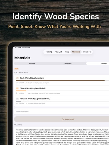 Wood Calc: Shop Calculator iPad screenshot