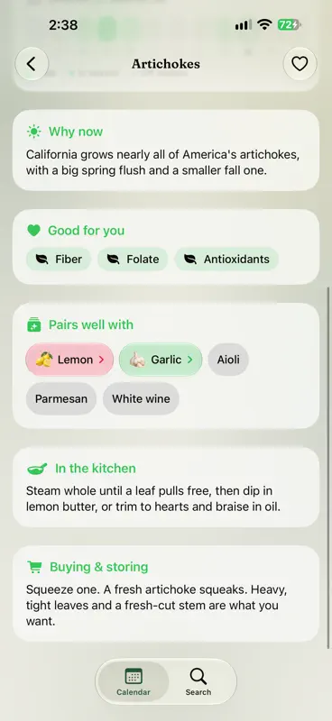 Peach & Pea: Seasonal Produce screenshot 4 of 10