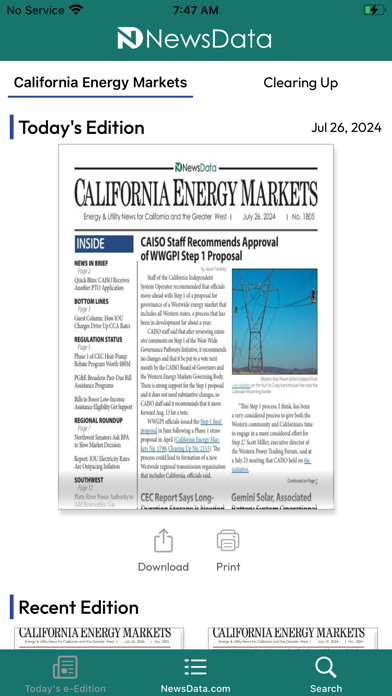 NewsData Screenshot