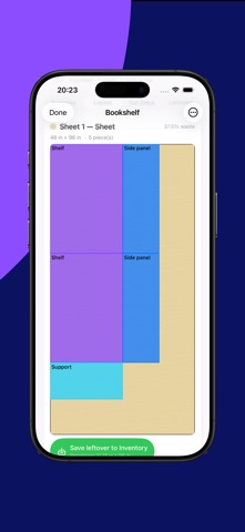 ScrapCut: Cut List Optimizer Screenshot 7 of 9