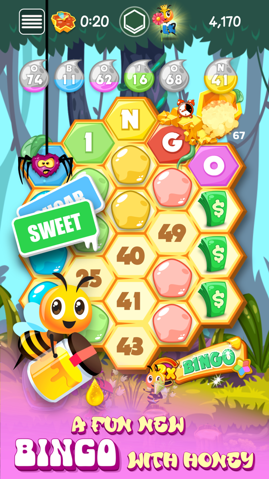 #1. Real Money Games: Bingo Honey (iOS) 由: CodeCube Brothers Partnership