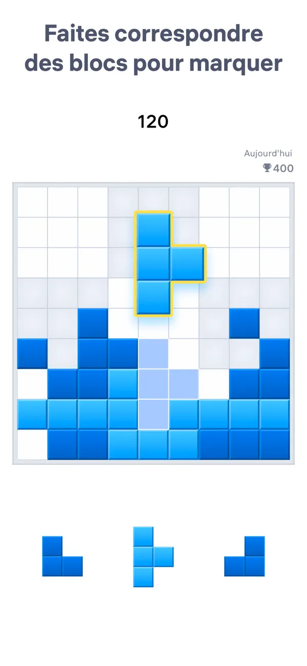 Screenshot #2 pour Blockudoku: Jeu de bloc & cube