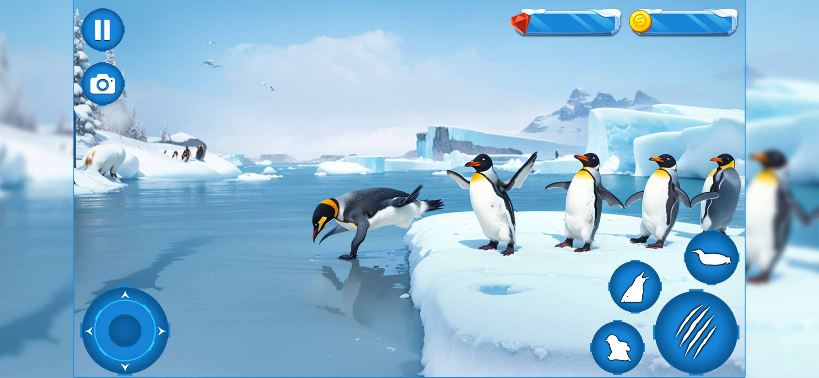 Penguin Family Simulator Game