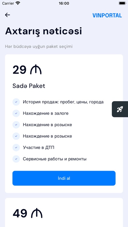 VINPORTAL - VIN sorğulama