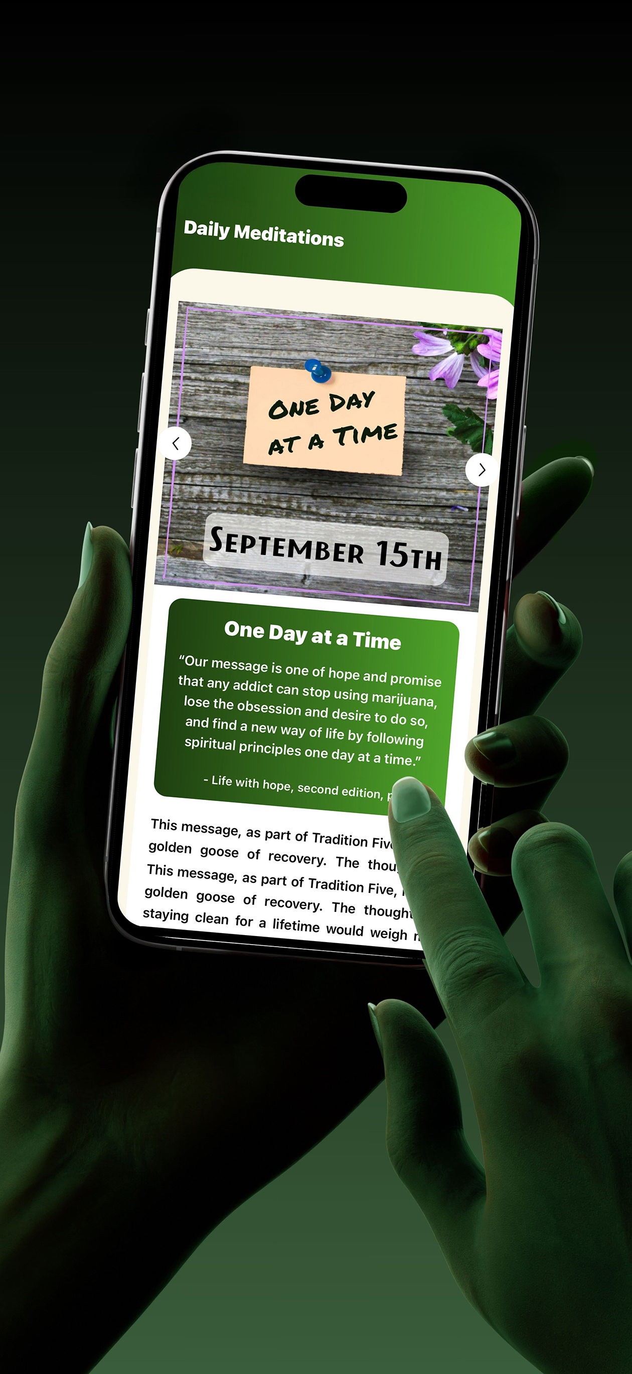 Marijuana Anonymous App