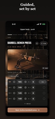 Basis: Workout & Meal Plan iPhone screenshot