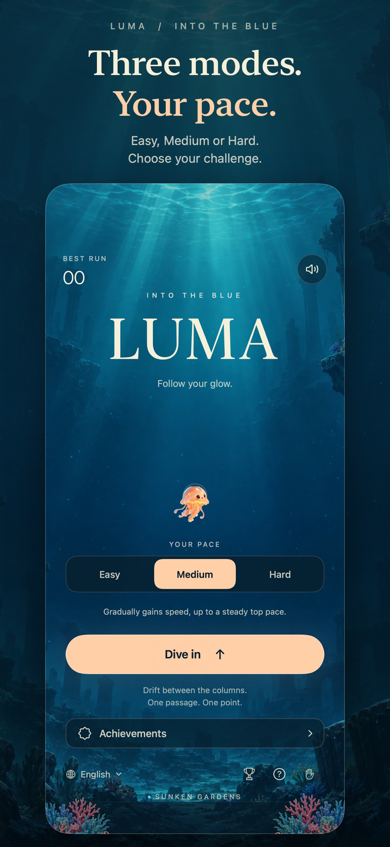 Screenshot 2 of LUMA — Into the Blue
