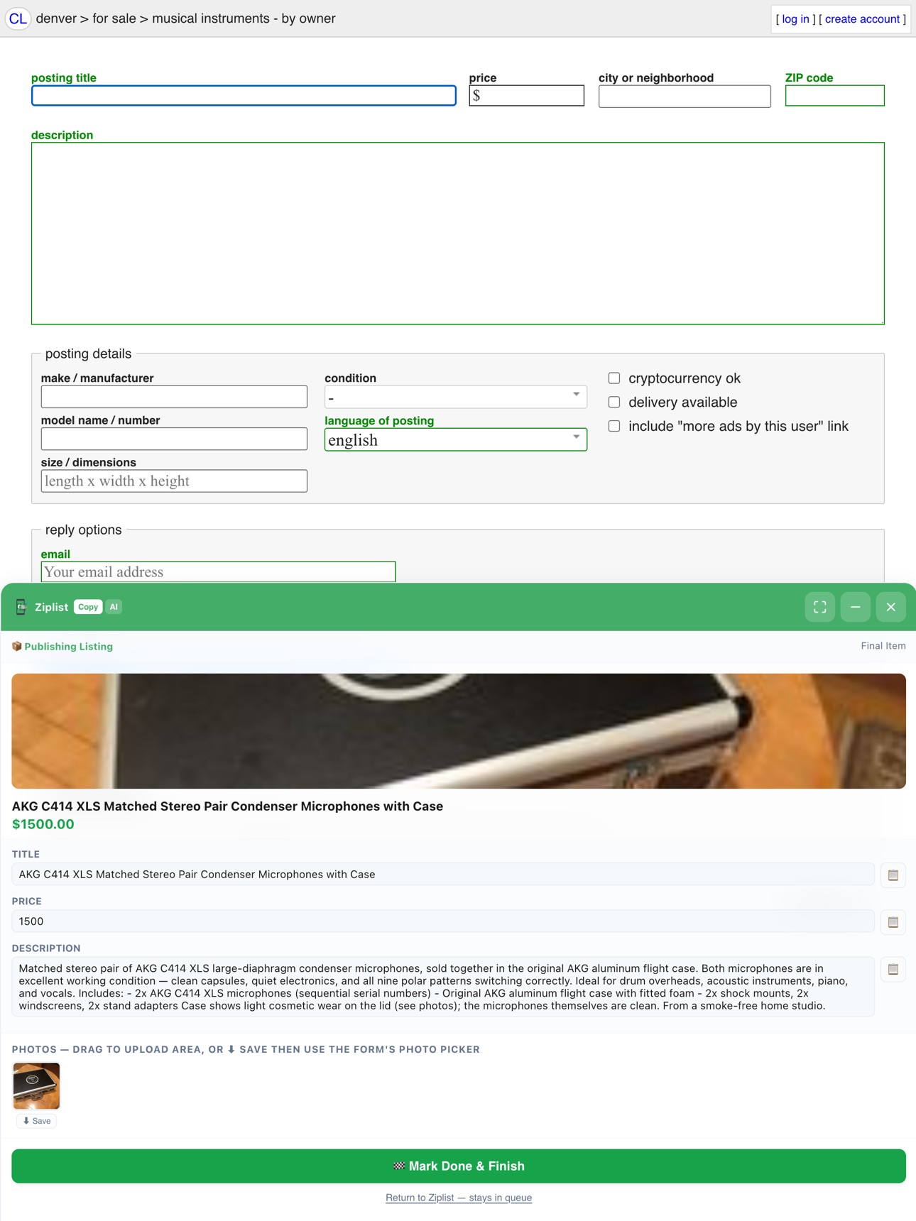 Screenshot 4 of Ziplist Bridge