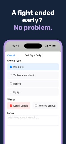 Your Boxing Scorecard Screenshot 5 of 6