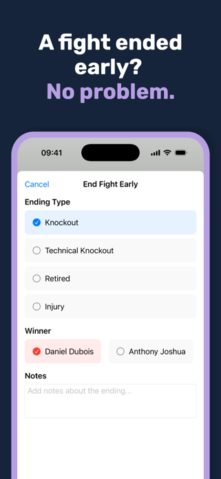 Your Boxing Scorecard Screenshot 5 of 6
