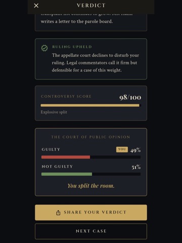 Your Honor: Judge Simulator iPad screenshot