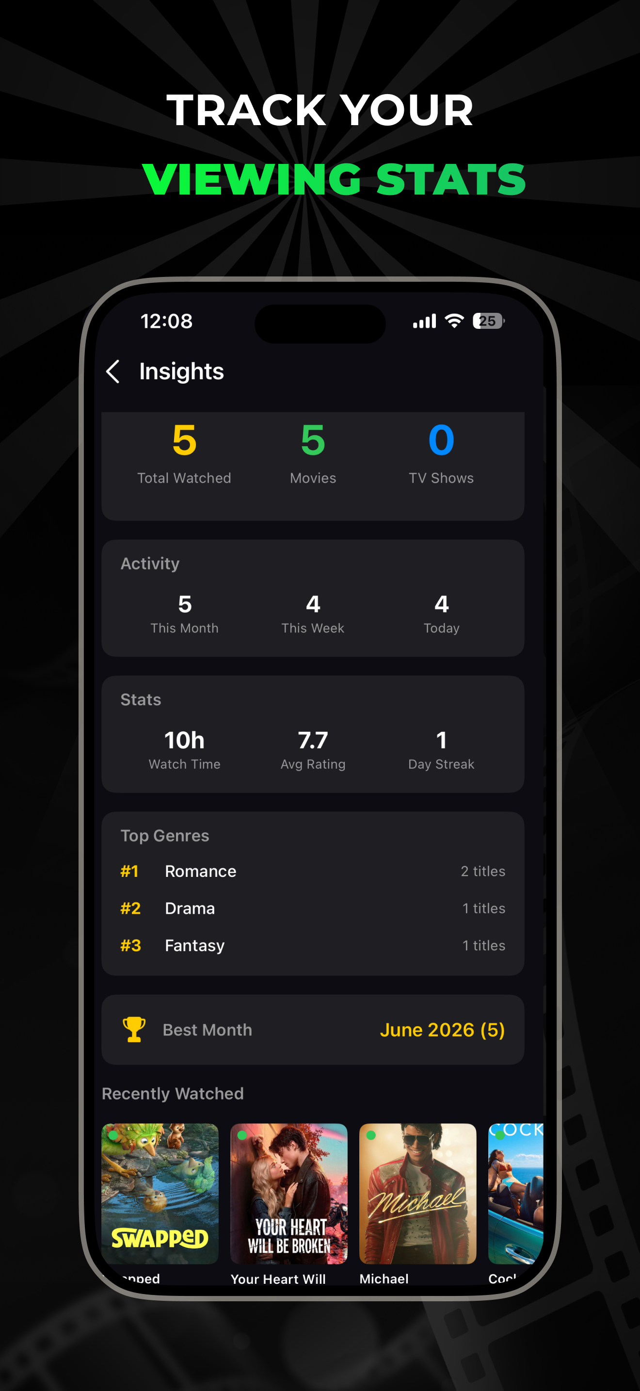 CineBox: Movie & TV Tracker screenshot 2