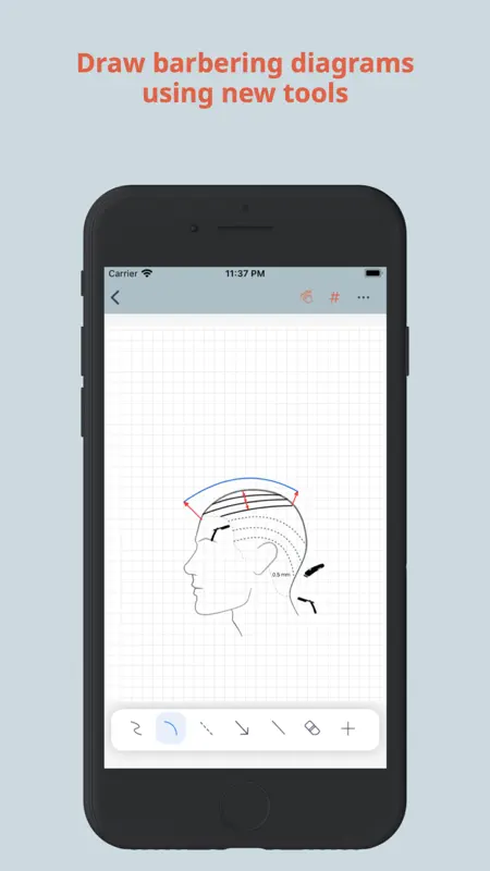 Hairtechapp - Cutting Diagrams screenshot 3 of 5