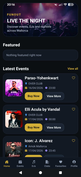 FunOut App Screenshot 1 of 4