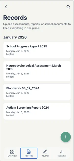 Care Lens: Autism Insights screenshot 1