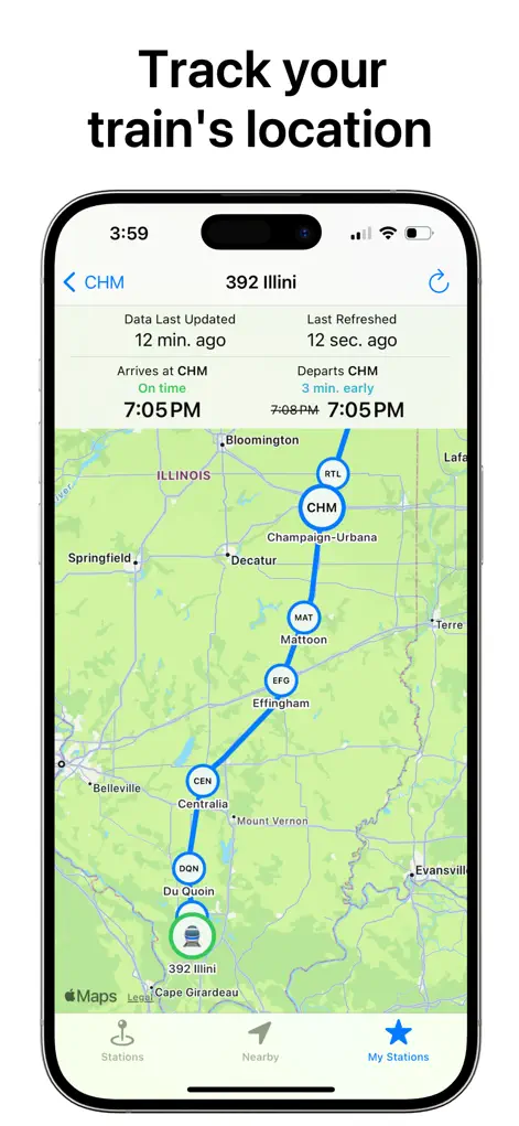 TrainTrack • Train Tracker - Navigation App | MWM