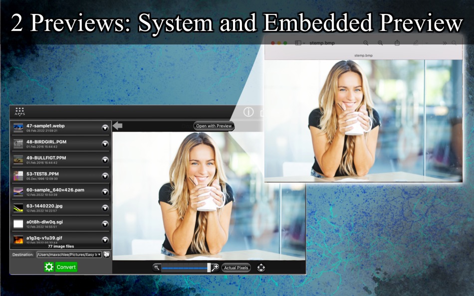 #6. Easy Image Converter (macOS) بواسطة: Max Schlee