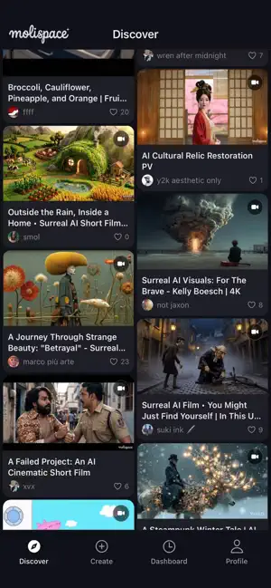 Watch, Share, Earn - MoliSpace screenshot 1