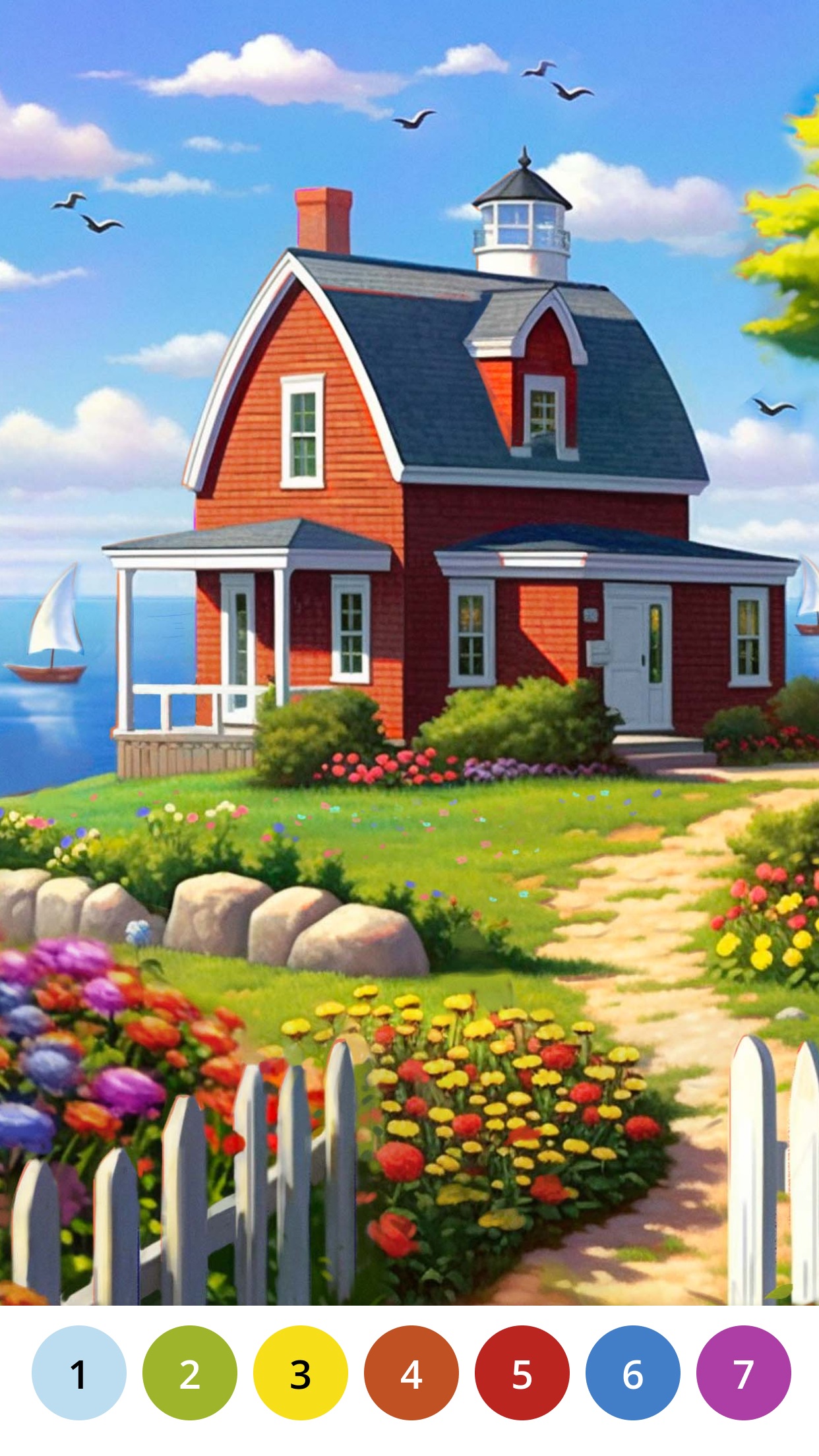 Paint by Number Coloring Game screenshot 3
