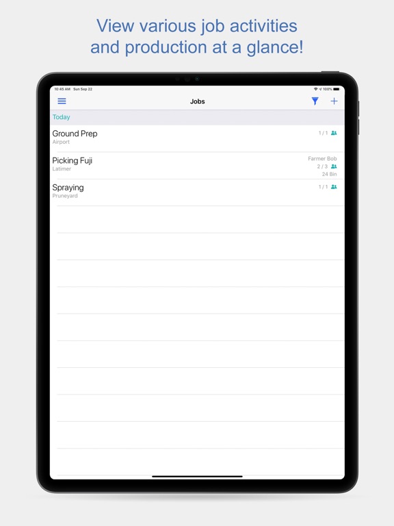 FieldClock iPad screenshot 2 - Business app