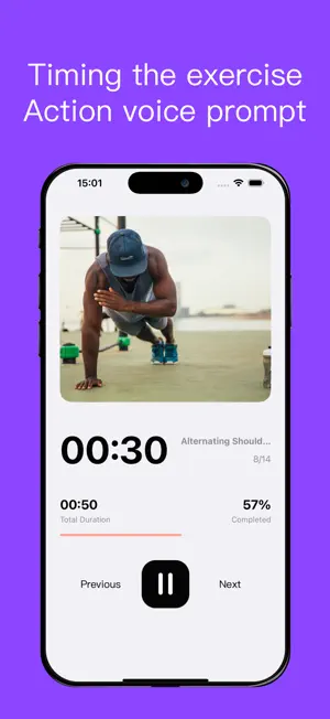 Workout Timer - Custom Fitness screenshot 1