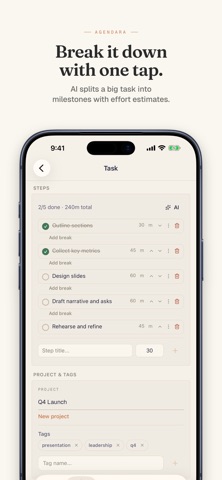 Agendara - Tasks take time Screenshot 4 of 9
