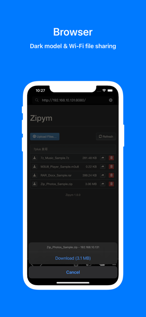 ‎Zipym Lite Screenshot