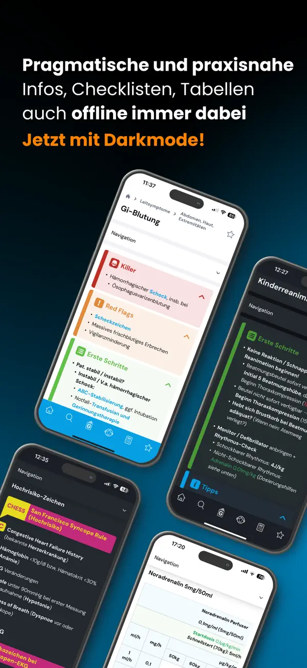 Notfallguru iPhone App Screenshot 2 – Medizin