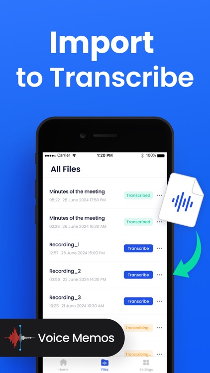 xTranscribe - AI Audio to Text