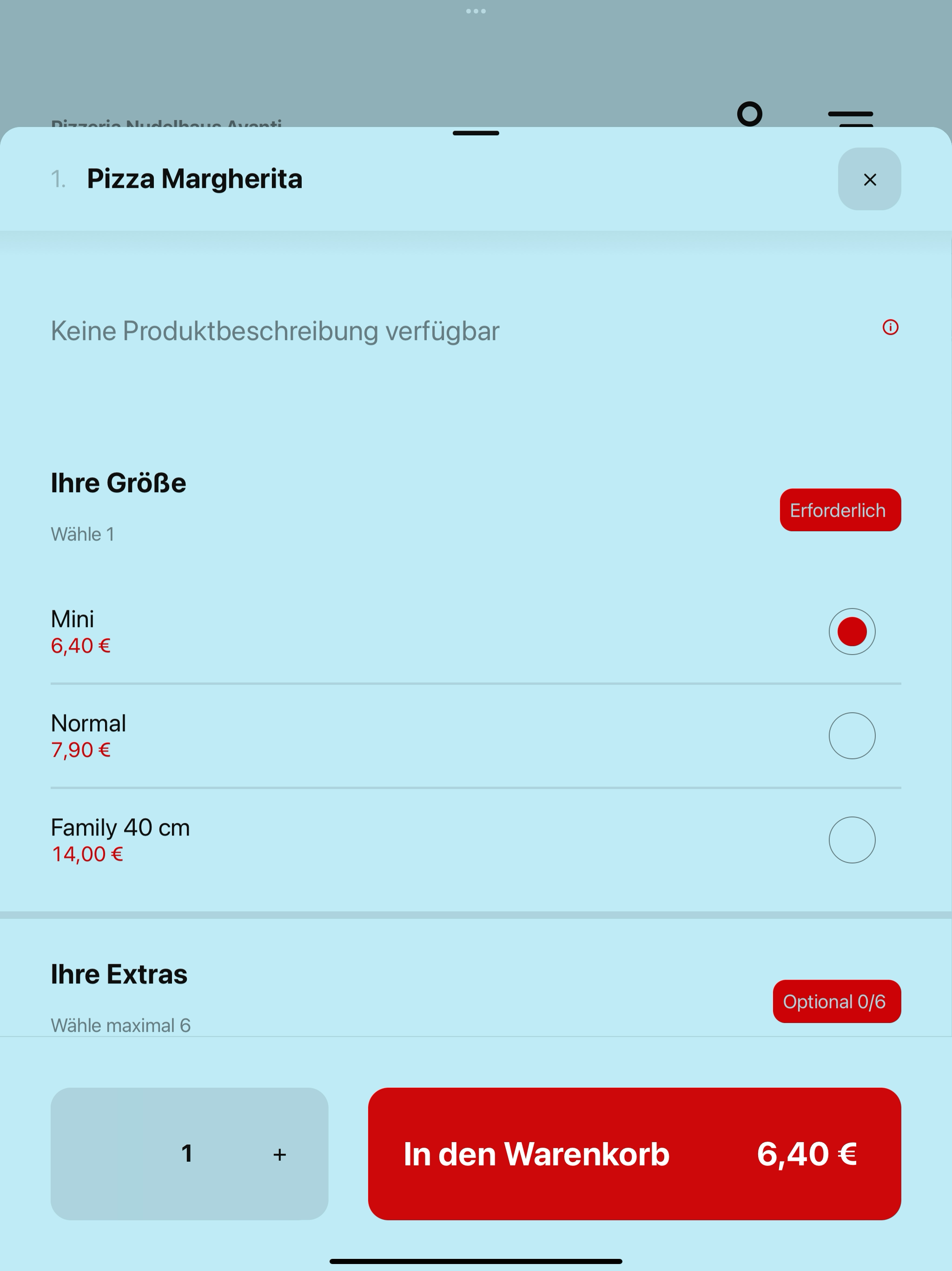 Pizzeria Nudelhaus Avanti screenshot 8