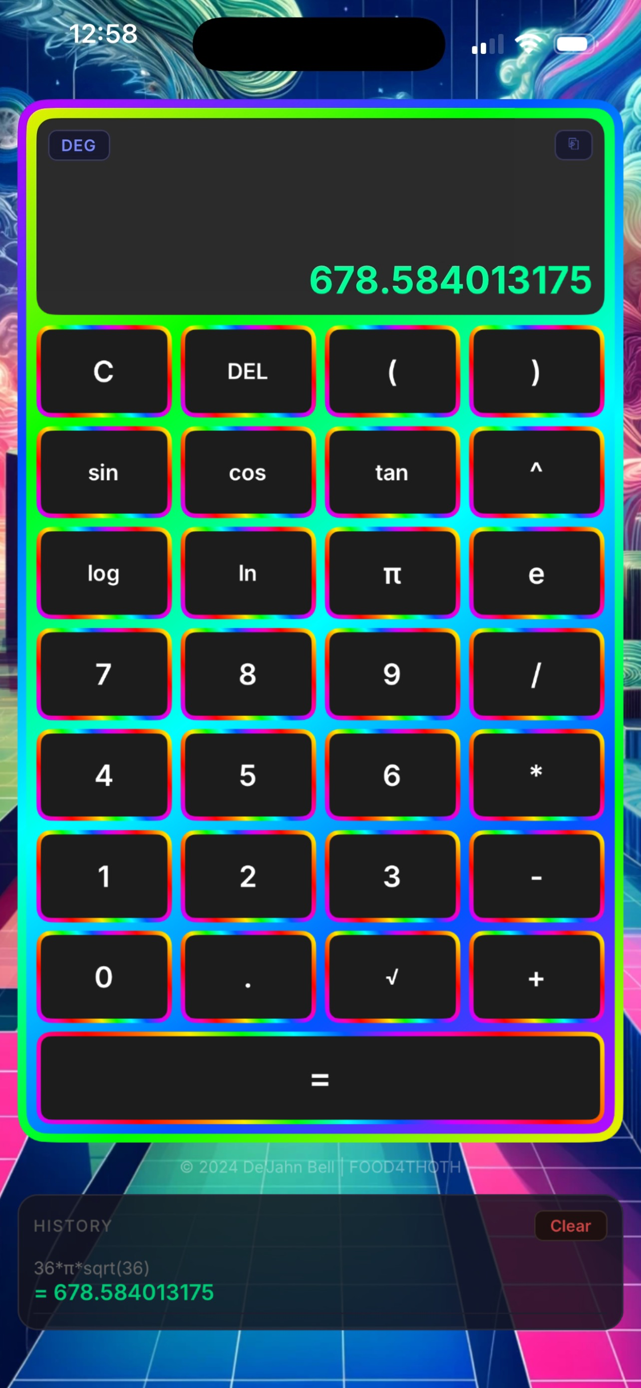 Glo-CALCULATO screenshot 4