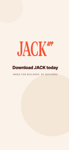 JACK App Construction Software iPhone screenshot