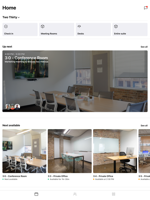 Two Thirty Workspace iPad screenshot 2 - Productivity app