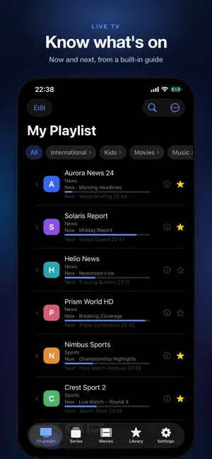 Vyx Player screenshot 1