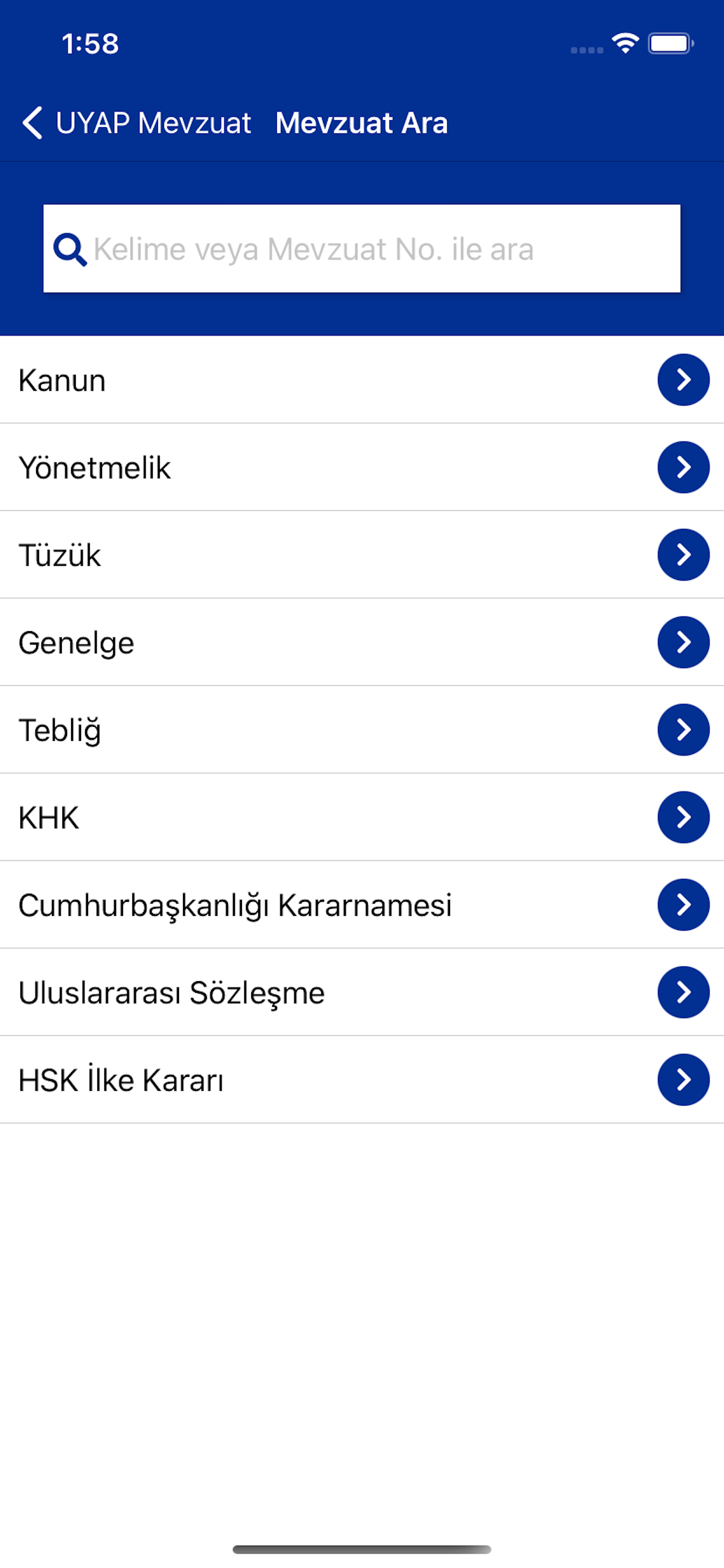 UYAP Mevzuat